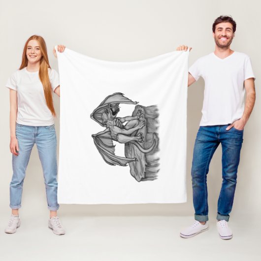 ゴーレムガルゴイル フリースブランケット (インサイチュ)