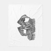 ゴーレムガルゴイル フリースブランケット (正面)