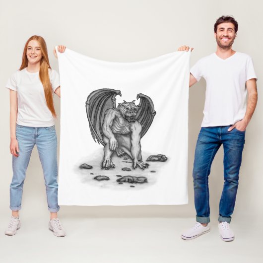 ゴーレムガルゴイル フリースブランケット (インサイチュ)