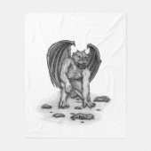 ゴーレムガルゴイル フリースブランケット (正面)