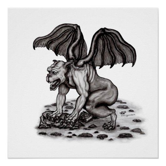 ゴーレムガルゴイル ポスター (正面)