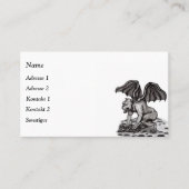 ゴーレムガルゴイル 名刺 (正面)