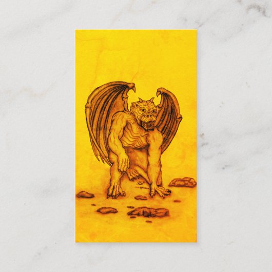 ゴーレムガルゴイル 名刺 (裏面)