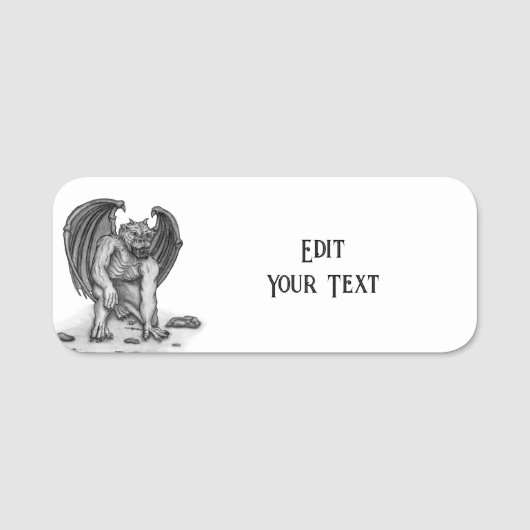 ゴーレムガルゴイル 名札 (正面)