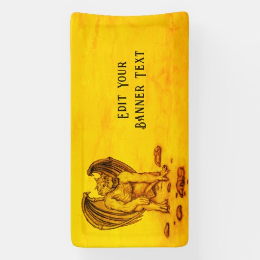 ゴーレムガルゴイル 横断幕 (縦)