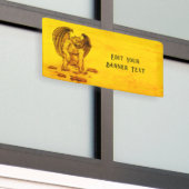 ゴーレムガルゴイル 横断幕 (ビルの外側)