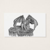 ゴーレムガルゴイル、白黒デザイン (裏面)