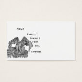 ゴーレムガルゴイル、白黒デザイン (正面)