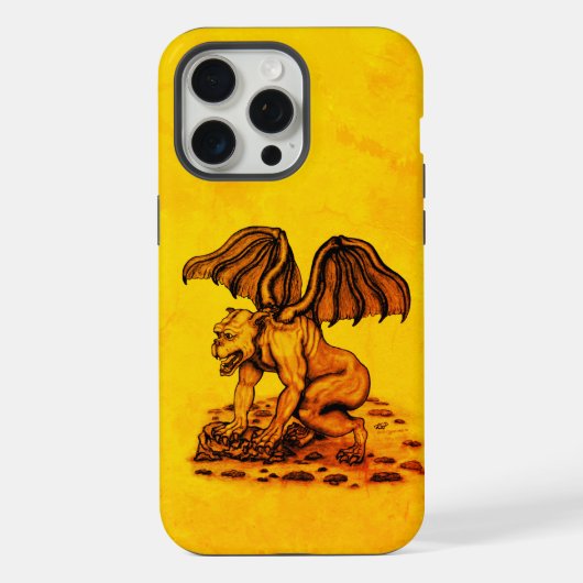 ゴーレムガルゴイル iPhoneケース (裏面)