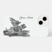 ゴーレムガルゴイル iPhoneケース (裏面横)