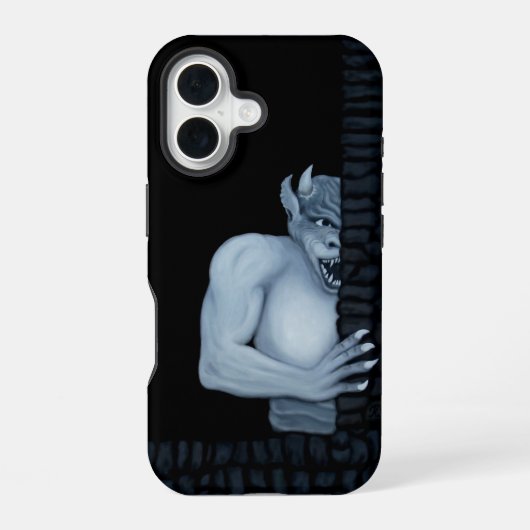 ゴーレムガルゴイル iPhone 16ケース (裏面)
