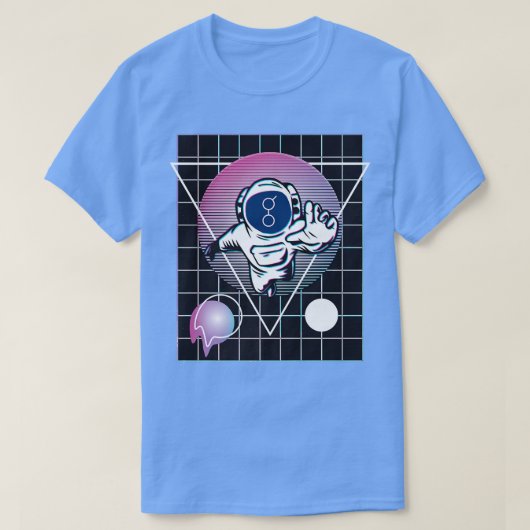 ゴーレム宇宙飛行士 Tシャツ (デザイン正面)