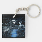 ゴーレム対ゴーレム地区の戦い キーホルダー (裏面)