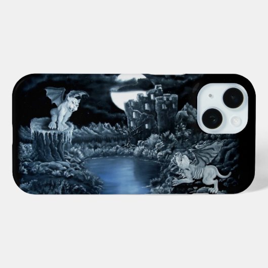 ゴーレム対ゴーレム地区の戦い Case-Mate iPhoneケース (裏面 (横))