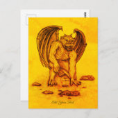 ゴーレム ガルゴイル ポストカード (正面/裏面)