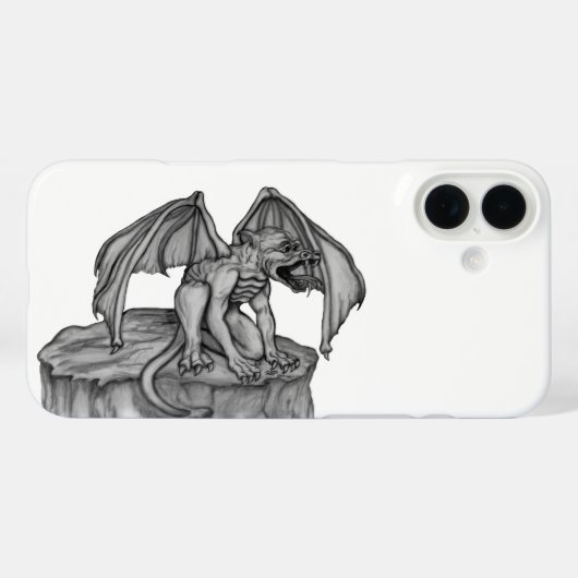 ゴーレム ガーゴイル Case-Mate iPhoneケース (裏面 (横))