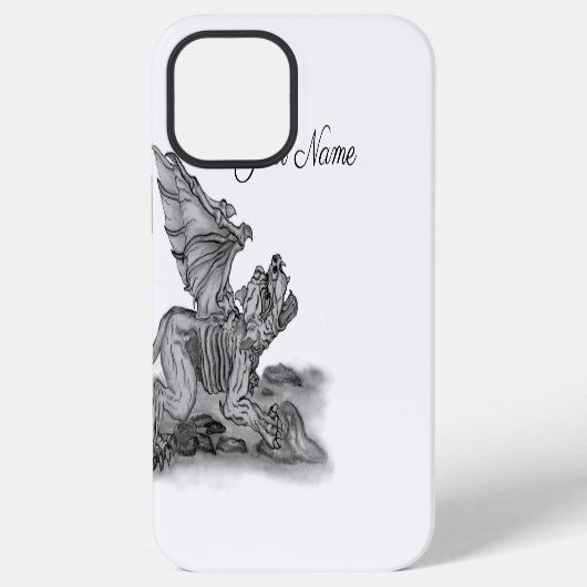 ゴーレム・ガーゴイル iPhoneケース (裏面)