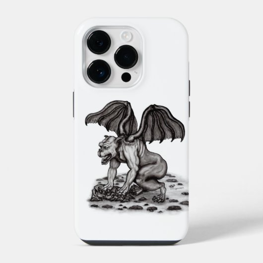 ゴーレム・ガーゴイル iPhoneケース (裏面)