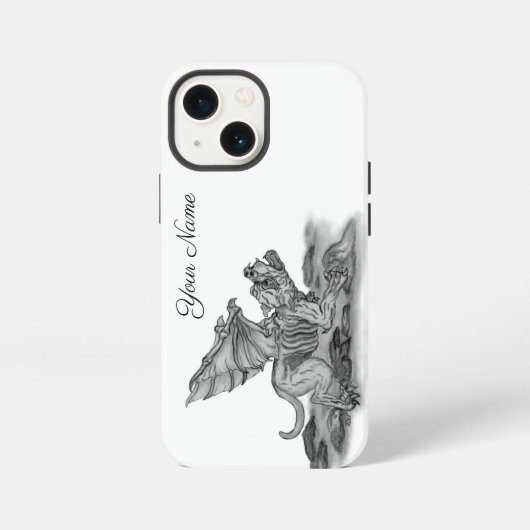 ゴーレム・ガーゴイル iPhoneケース (裏面)