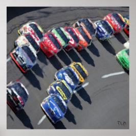 ゴーレーシングプリント ポスター