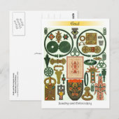 ゴーレ – ジュエリーと刺繍 ポストカード (正面/裏面)