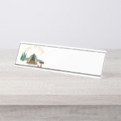 ゴーンキャンピング デスクネームプレート (正面)