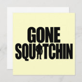 ゴーンスクワッチン招待状 招待状 (正面/裏面)