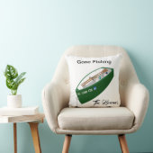 ゴーン魚釣りフィッシャーマン魚釣りキャンプボートスクエア クッション (椅子)