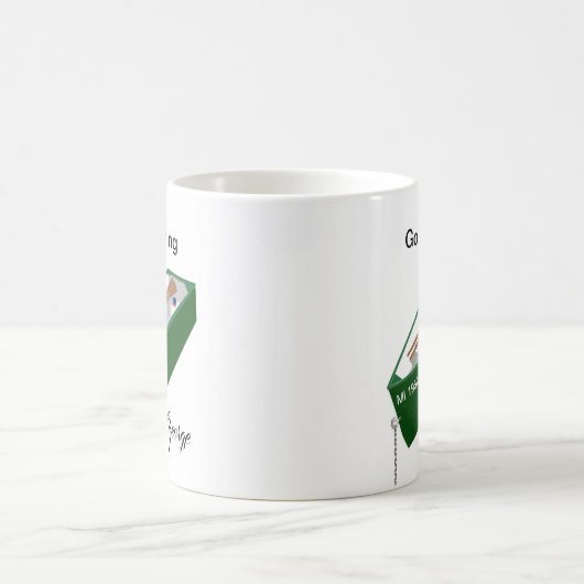 ゴーン魚釣りフィッシャーマン魚釣りキャンプボートロッドマグ コーヒーマグカップ (中央)