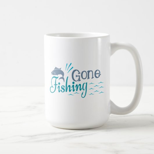 ゴーン魚釣りマグ コーヒーマグカップ (右)
