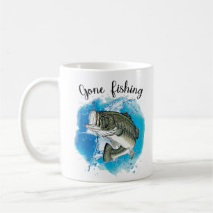 ゴーン魚釣りマグ コーヒーマグカップ