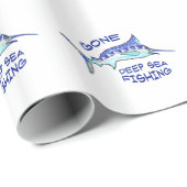 ゴー深いシー魚釣り ラッピングペーパー (ロールコーナー)