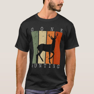 ゴー狩りヴィンテージ鹿狩り恋人ハンターGIF Tシャツ