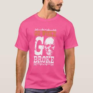 ゴー目覚めた囲碁壊れた取得する囲碁壊れた目覚めていないミーム Tシャツ
