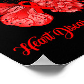 ゴー赤いハート病認識度 ポスター (角)