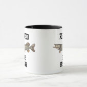 ゴー退職した魚釣りノーザンパイクスポーツ マグカップ (中央)