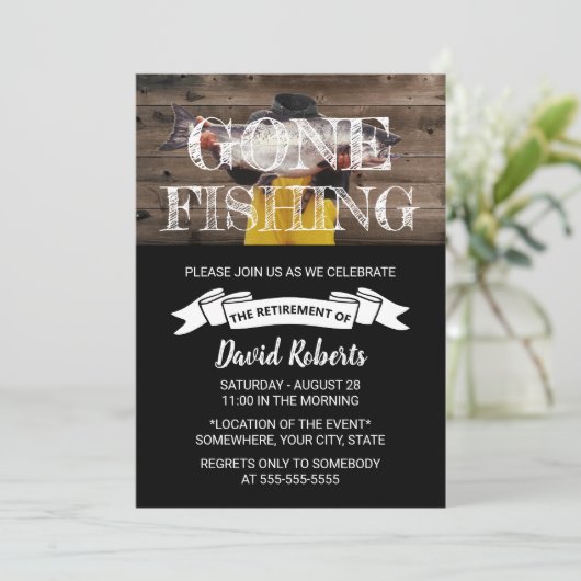 ゴー退職した魚釣りバ素朴ンウッドリタイア 招待状 (スタンド正面)