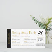 ゴー遠くにパーティー搭乗券チケット招待状 (スタンド正面)