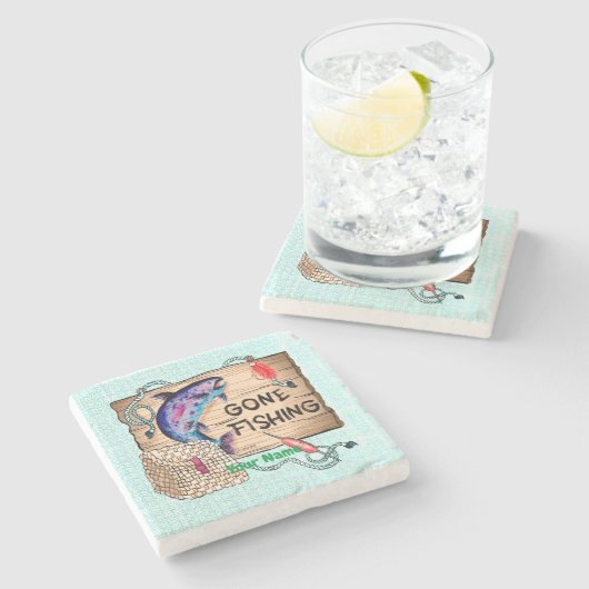 ゴー魚釣りカスタム ストーンコースター (横)