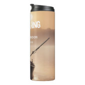 ゴー魚釣りサンライズ退職したフィッシャーマンギフト タンブラー (回転右)