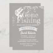 ゴー魚釣りシルバー退職パーティー 招待状 (正面/裏面)