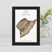 ゴー魚釣りハットリタイアメントパーティの招待状 招待状 (スタンド正面)