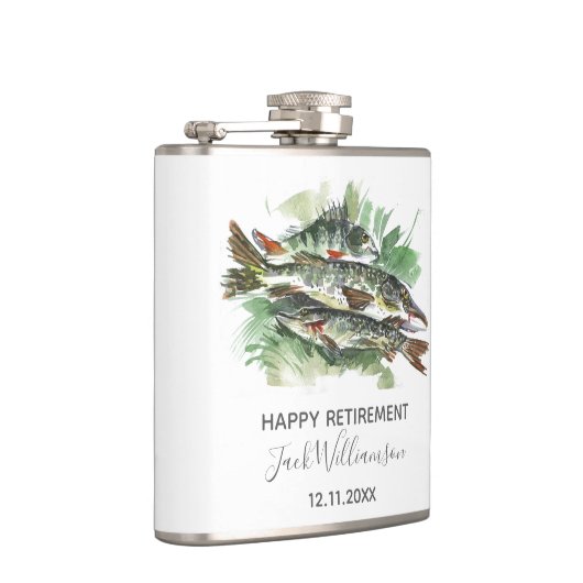 ゴー魚釣りハッピーリタイアメントウォーター色パイク フラスク (右)