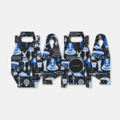 ゴー魚釣りブルーパターンゲーブル フェイバーボックス (折り畳みなし)