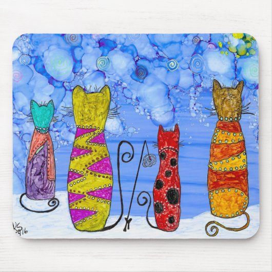 ゴー魚釣りマウスパッド マウスパッド (正面)