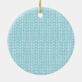 ゴー魚釣り名前をカスタムするオーナメント セラミックオーナメント (裏面)