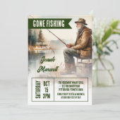 ゴー魚釣り漁師シーンリタイアメントパーティー 招待状 (スタンド正面)