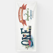 ゴー魚釣り1st誕生日パーティー 横断幕 (縦)