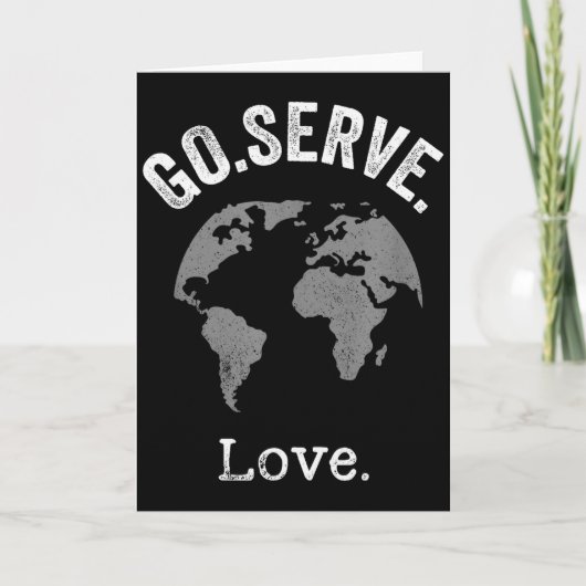 ゴー・サーブ・ラブ・ワールド・ミッション・トリップ・ディファレンス・メーカー カード (正面)