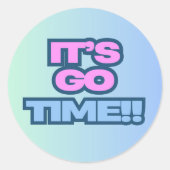 ゴー タイム ラウンドシール (正面)